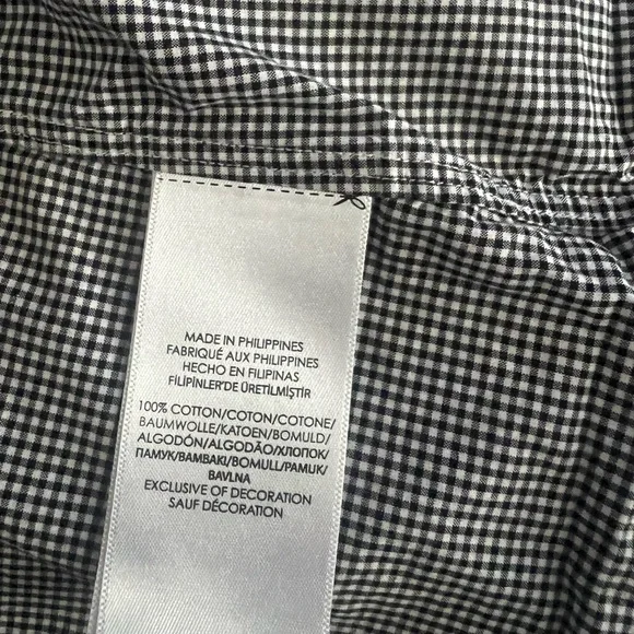 Polo Ralph Lauren button shit slim fit Gingham Stretch Poplin Shirt - Picture 10 of 11